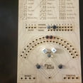 thumbnail image 4 of Baseball  Board Game Baseball  Board Game Wooden Marble Board Game Board, 4 of 8