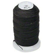 Silk Thread Size C Black 0.0108 Inch 0.27mm Spool 310 Yd