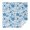 Pioneer Flower Floral-3, variant on Pioneer Flower Floral Print Pattern Square Tablecloth,Waterproof Square Table Cover,Wipeable Spillproof Washable Table Cover for Home Kitchen Party Decor 42"X42"(107x107cm)
