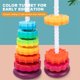thumbnail image 4 of Btafrte Brain Development Toys Bloques Ecológicos Stack Ring Safe para (6 Piezas), 4 of 8