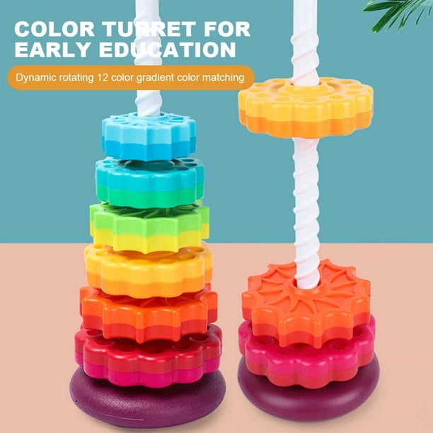 Anillos de apilamiento de engranajes Toy Eco-friendly Wheel giratel