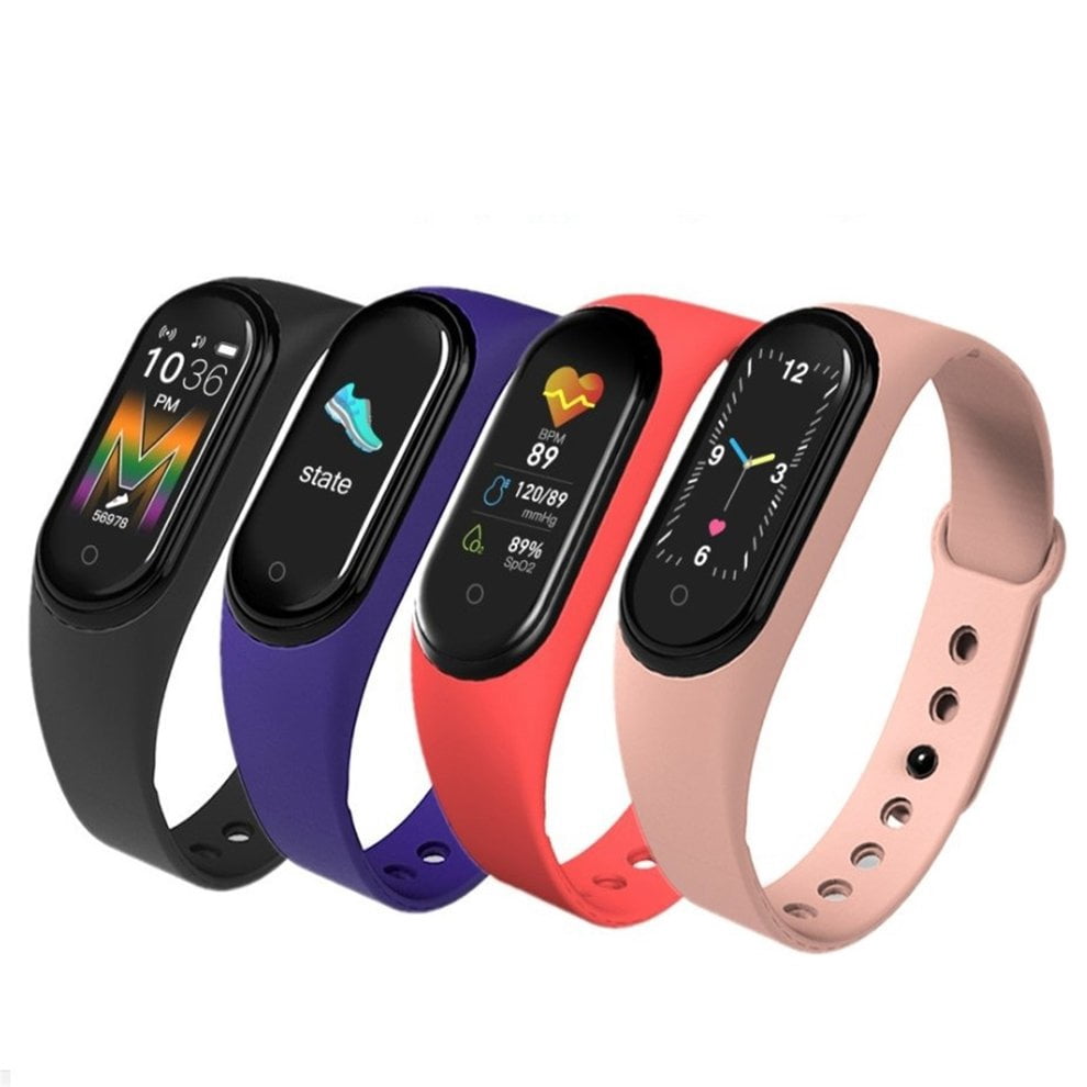 TOP.E M5 Smart Band Portable Support Monitor Pedometer Heart Rate Fitness  Tracker Smart Bracelet Smart Wristband | Walmart Canada