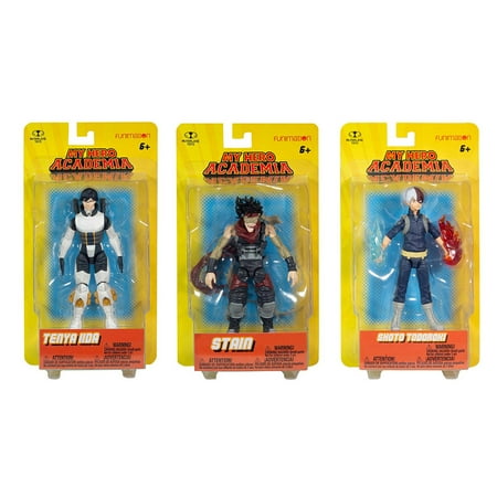 McFarlane Toys Action Figures - My Hero Academia - SET OF 3 (Stain, Shoto & Tenya)(5 inch)