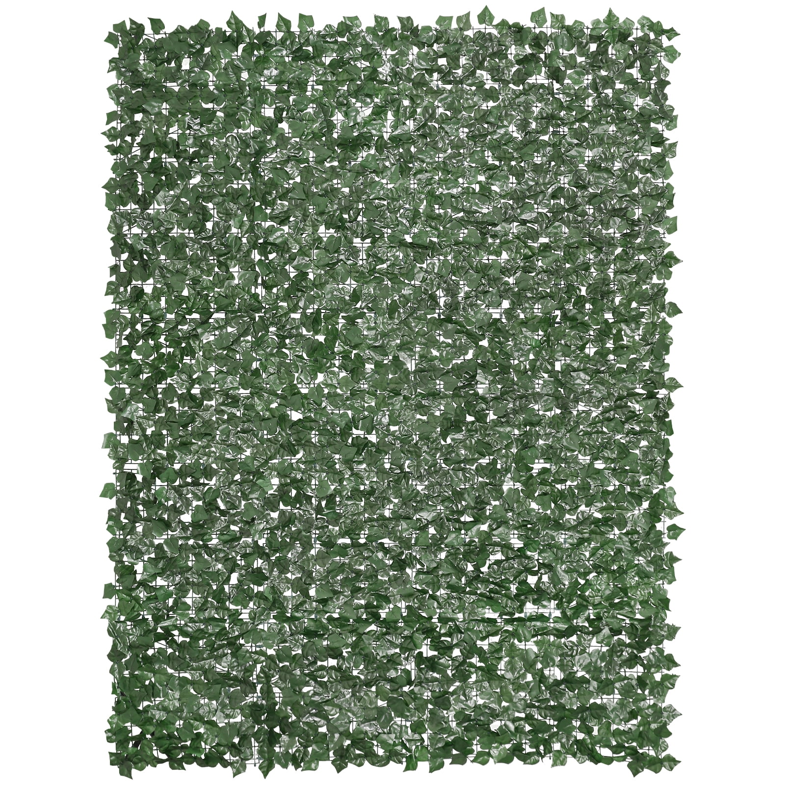 SKYSHALO 96"x72" Artificial Faux Ivy Leaf Fence Screen for Exterior Garden, Yard, Balcony, Patio