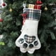 thumbnail image 4 of Colgador de Medias Navideñas YONGSHENG Pata de Gato Grande de Arpillera, 4 of 4