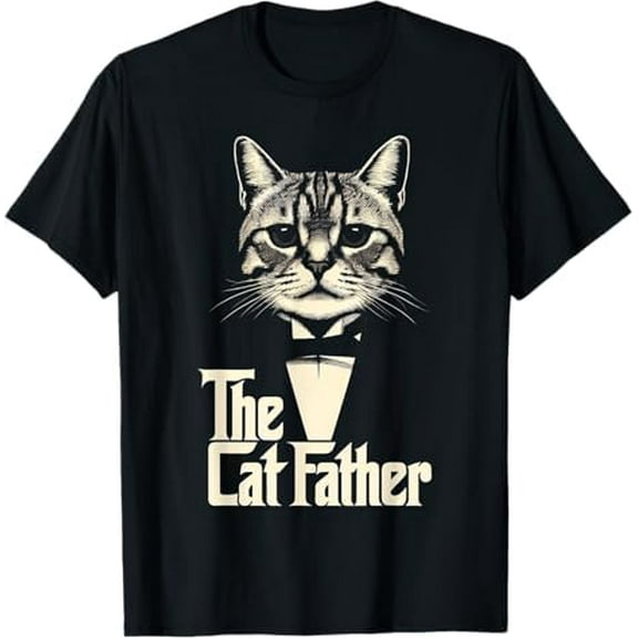 Vintage Cat Dad Life Choose Me Father Day T-Shirt Best Cat Dad Ever Shirt Funny Meow Kitten Pet Lover Gift Tee