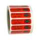 thumbnail image 1 of 500 etiquetas adhesivas de papel para uso rectal únicamente con superficie impermeable. 500 etiquetas. Rojo, 1 of 9