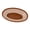 Brown, variant on Oval Plastic Fast Food Baskets, Multi-Color Restaurant Serving Baskets, Reusable Fry Burger Sandwich Storage Trays for Diner, Cafe, Party Serving,10 PC,9.45*6 in.