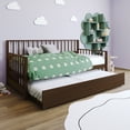 thumbnail image 2 of Castle Place Twin Wood Daybed with Trundle, Vintage Style, Walnut, 2 of 10
