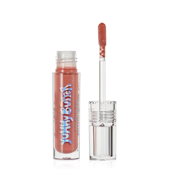 Lottie London Yummy Butter Lip Gloss Naughty Nude, Extra Shine Lip Gloss