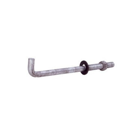 

Grip Rite Prime Guard 126GAB50 Grip Rite Hot Dipped Galvanized Anchor Bolt with Nut and Round SAE Washer 1/2-inch by 6-inch 50 per box