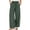 2# Green, variant on Linen Pants Women Cotton Baggy Boho Casual Palazzo Pants Wide Leg Long Lounge Trousers with Pockets Green 2XL