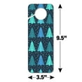 thumbnail image 6 of Snowy Christmas Trees Pattern  Plastic Door Knob Hanger Sign, 6 of 6