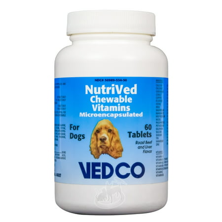 NutriVed croquer vitamines pour chiens (60 count)