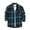 Navy, variant on Aloohaidyvio George Men's Flannel Plaid Shirts Long Sleeve Casual Cotton Button Down Shirts