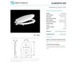 thumbnail image 5 of Centoco Toilet Seat, Wht, 14.75 in W, 2 in H HL800STS-001, 5 of 5