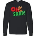 thumbnail image 3 of Inktastic Oh Snap Broken Gingerbread Long Sleeve T-Shirt, 3 of 5