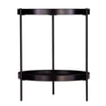 thumbnail image 4 of Southern Enterprises 24" Black Farmhouse Style 2-Tier Round End Table, 4 of 4