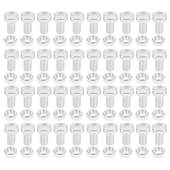 100 Deck Wheel Bolts & Nuts for Craftsman & Greenhouse