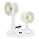 thumbnail image 5 of Ventilador De Automóvil USB De Doble Cabeza Para Camión SUV RV, Viento De 2 Velocidades, 360 Grados De Rotación, Ventilador Con Energía USB, Con Diseño Tranquilo Y Flexible,, 5 of 7
