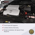 thumbnail image 6 of 2 Lift Supports Gas Struts Fits 2005-2012 Toyota Avalon Sedan Front Hood Engine Lid Cover Bonnet 6452 C96452 SG229034 Springs Arms Dampers Rods, 6 of 6