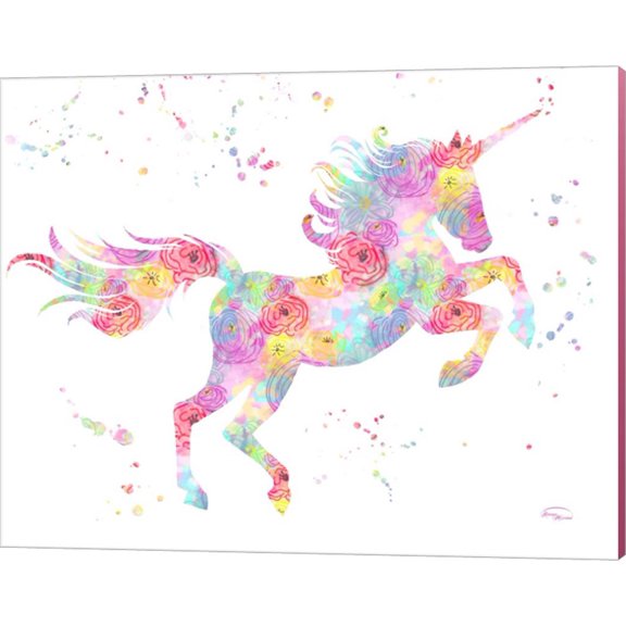 Great Art Now Unicorns Canvas Art Print, 16 in x 20 in, by Ramona Murdock