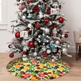 thumbnail image 5 of Sikiie Berries And Citrus 30-48 inches {designName} Print Christmas Tree Skirt Snowman Xmas Tree Skirt with Edge Christmas Decorations for Holiday Party-48", 5 of 7