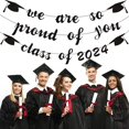 thumbnail image 2 of Eye-Catching 2024 Graduation Party Banner - Hanging Flag, 2 of 8