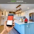 thumbnail image 3 of TOPGREENER Smart Mini Wi-Fi Plug with Energy Monitoring, Mini Smart Outlet, Control Lights and Appliances from Anywhere, No Hub Required, Works with Alexa and Google Assistant, TGWF115PQM, 4-Pack, 3 of 4