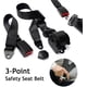 thumbnail image 2 of cinturón de seguridad para automóvil, cinturón de seguridad universal de tres puntos, cinturón de seguridad automático ajustable retráctil, 2 of 5