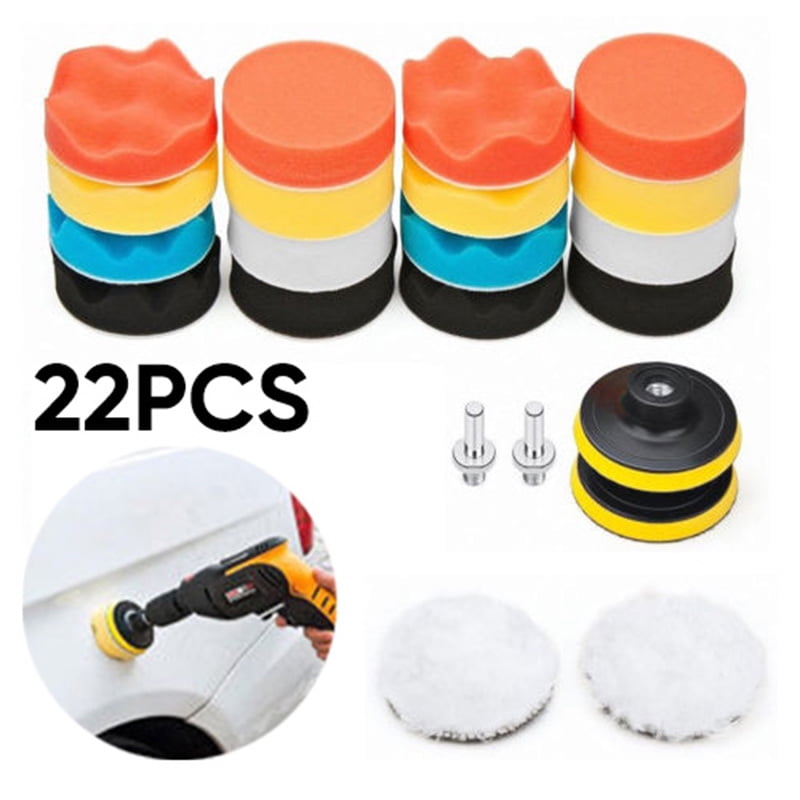 3" 80mm Washable Polishing Pads Sponge Buff Buffing Kit 3" 80mm Washable Polishing Pads Sponge Buff Buffing Kit