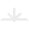 thumbnail image 2 of 84"W x 38 1/2"H x 4"D x 6"F, 11/12 Pitch, Kennewick Architectural Grade PVC Gable Bracket, 2 of 8