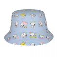 thumbnail image 3 of Sombrero de pescador con personajes de cómic de Peanuts para mujer y hombre, gorro de viaje con Snoopy, Charlie Brown, Linus y Lucy Bob, gorros para vacaciones, 3 of 5