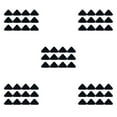 thumbnail image 3 of relayinert 12pcs/set Non Slide Grippers Multiple Shapes To Choose For Fit Non Slide Black Triangles 5Set, 3 of 6
