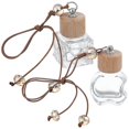 thumbnail image 1 of 2 Pcs Car Diffuser Bottles Glass Diffuser Bottles Empty Hanging Car Diffuser Empty Car Diffuser Bottles, 1 of 3