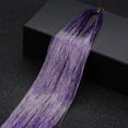 thumbnail image 1 of Extensiones de cabello de hadas de oropel con purpurina brillante, oropel de pelo de 36 pulgadas, resistentes al calor, 1 of 4