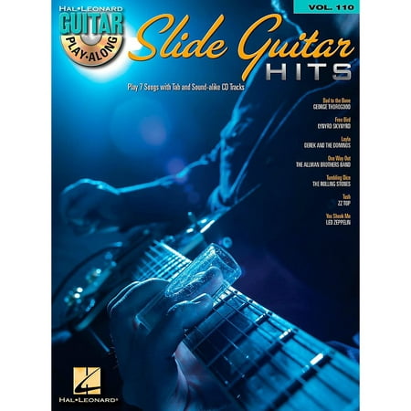 Hal Leonard Slide Guitar Hits - Guitar Play-Along Volume 110 (Best Guitar For Slide Playing)