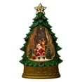 thumbnail image 2 of ¡Ofertas de Clearance!, Regalo de Navidad Caja de música de nieve luminosa Adornos decorativos con forma de Papá Noel y ciervo Luz de noche 150 ml Akmoler, 2 of 8