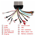 thumbnail image 3 of 170mm Dropout 26*4.0inch 100mm Width Wheelrim 72v 3000w Fat Tire Ebike Kit Rear Hub Motor Kit with 80A Dual Hall Controller and UKC1 Display, 3 of 5