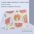 thumbnail image 3 of Yayeee Toggle Light Switch Wall Plate 2-Gang 4.56"x4.48" Decorative Outlet Cover, Citrus Slice, 3 of 7