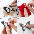 thumbnail image 2 of El fabricante suministra directamente 18 mariposas en blanco y negro 3D simulación tridimensional mariposa PVC hogar creativo pegatina de pared decoración, 2 of 4