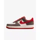 thumbnail image 1 of New N I-K-E Air Force 1 '07 LV8 Shoes - Cave Stone/University Red (FQ8714-201), 1 of 6