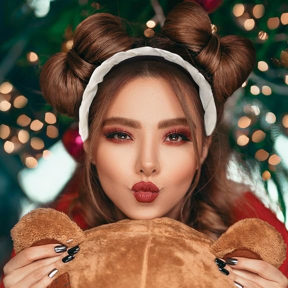 Homoyoyo 2-Pack Boho Headbands for Women, Assorted Colors, Elegant and Simple Hair Accessories for Daily Wear and Outdoor Activities