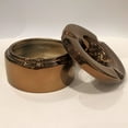 thumbnail image 4 of Crosby Street Bronze Table Top Ash Tray, 2 Pieces, Glazed Ceramic, Durable Dolomite, 4 1/2 Inch Diameter, 4 of 4