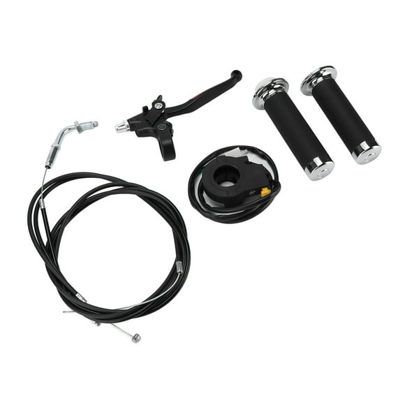 Throttle Handle Kit, Simple Installation Mini Bike Parts For Engine Motorized Bicycle