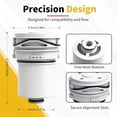 thumbnail image 7 of Replacement Filter Cartridge Compatible with Detla Showers Shower Head,2packs, 7 of 7