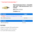thumbnail image 2 of Water Temperature Sensor - Compatible with 1985 - 1988 Chevy Nova 1.6L 4-Cylinder 1986 1987, 2 of 2