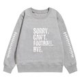 thumbnail image 4 of FhsagQ Sweatshirt Hoodies Girls Sweatshirt Zip up Boy Girl Unisex Long Sleeve Soft Sweatshirt Graphic Kids Cute Round Neck Pullovers Top Clothes Girls Sweatshirts Size 7-8 Cropped Grey 8-9 Years, 4 of 4