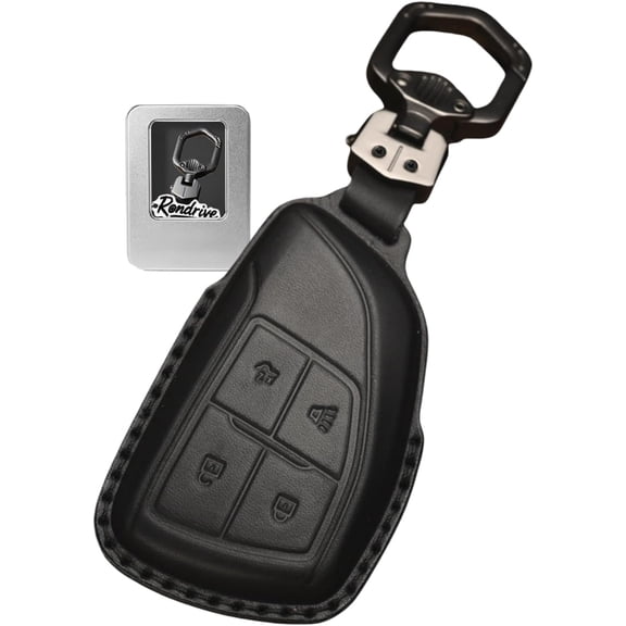 Key Fob Cover Compatible with Buick Envision 2025-2026 Enclave Honda Prologue Keychain Case Holder Protector,Black