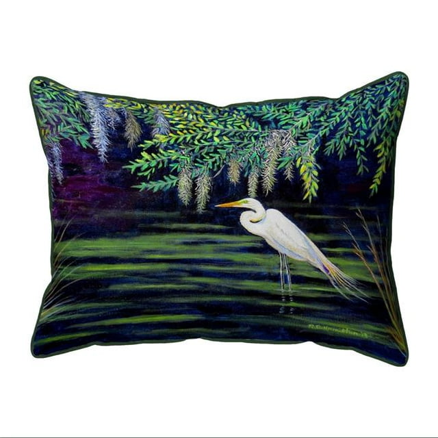 Betsy Drake ZP751 20 x 24 in. Egret Lagoon Extra Large Zippered Pillow